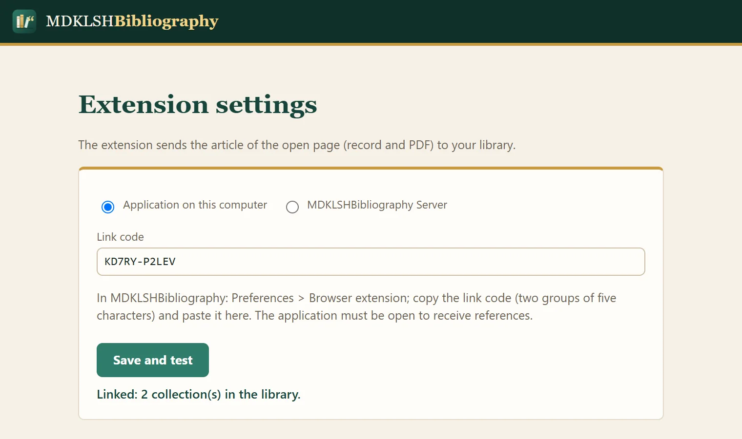 Browser extension