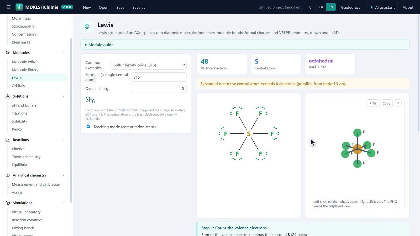 Lewis and VSEPR geometry